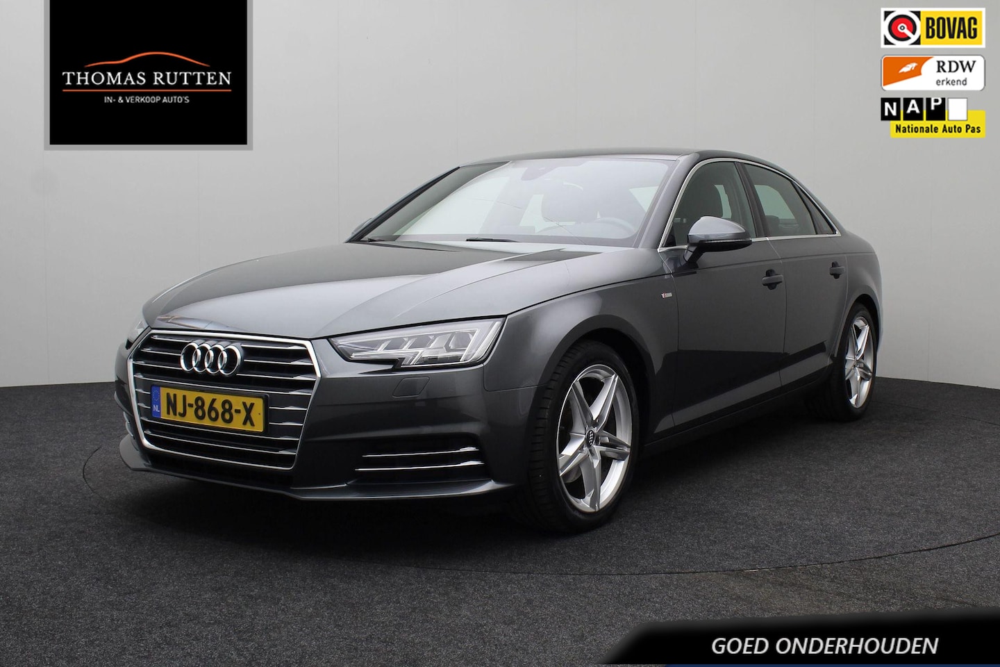 Audi A4 Limousine - 1.4 TFSI S-Line Sport 2017 | Navigatie | Goed Onderhouden | Stuurwiel Bediening | Climate - AutoWereld.nl