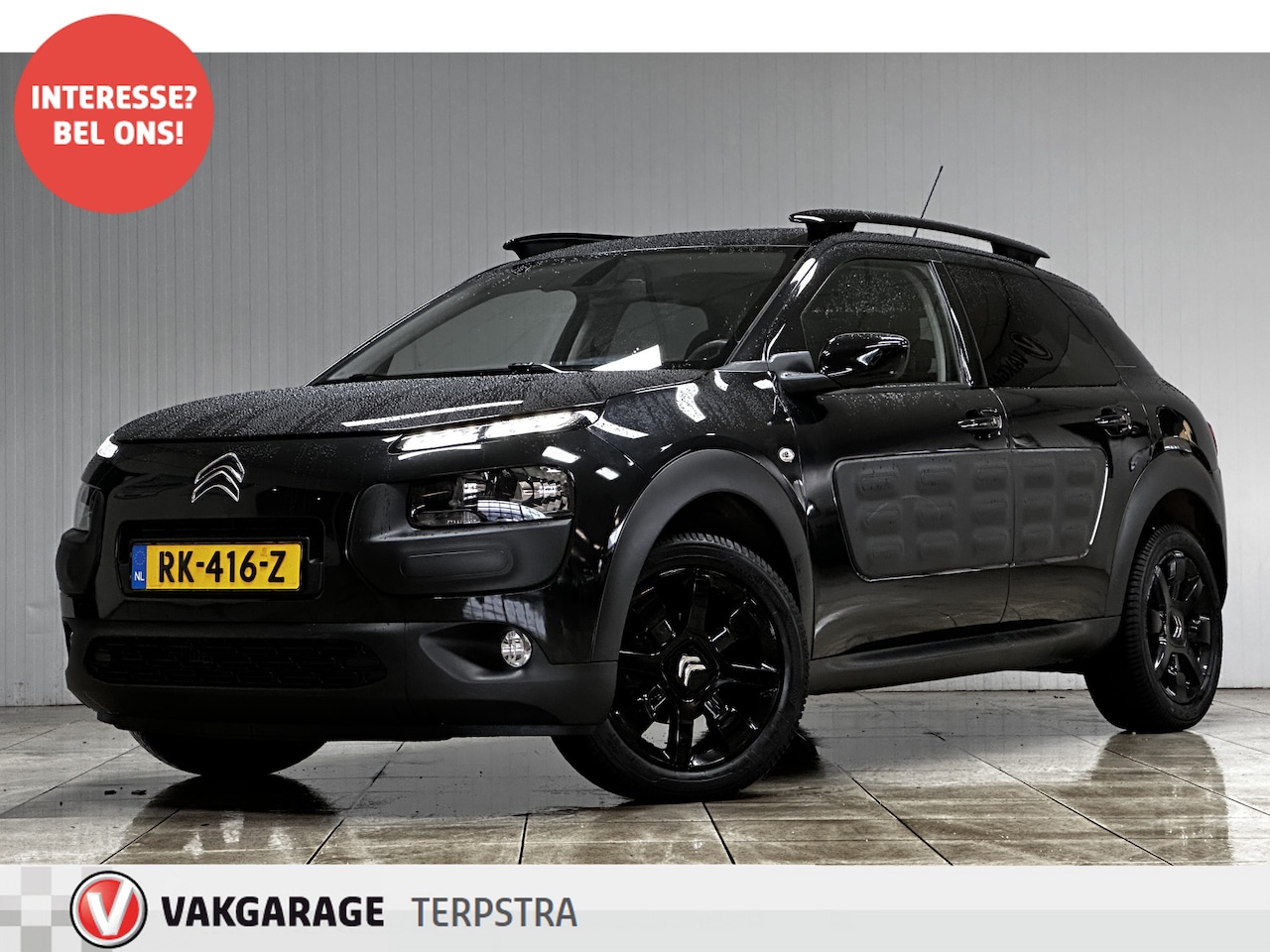 Citroën C4 Cactus - 1.2 PureTech Feel/ D-Riem verv: 129.000 KM!/ AUTOMAAT!/ Panorama-Dak/ 17'' LMV/ Navi/ Clim - AutoWereld.nl