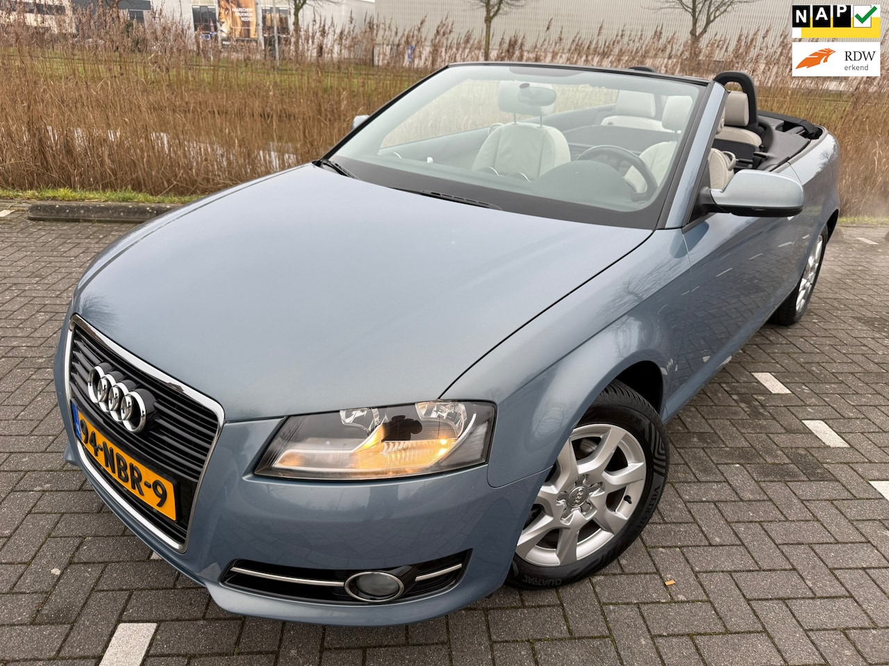 Audi A3 Cabriolet - 1.8 TFSI Attraction Pro Line*NAP*NEW APK*CRUIS*AIRCO*Automaat - AutoWereld.nl