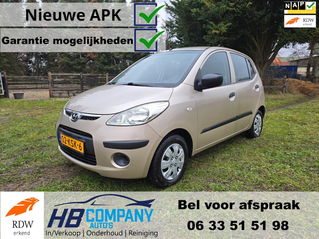Hyundai i10 - 1.1 Active Cool | Dealer onderhouden | garantiemogelijkheden | Zeer nette auto | Airco | N - AutoWereld.nl