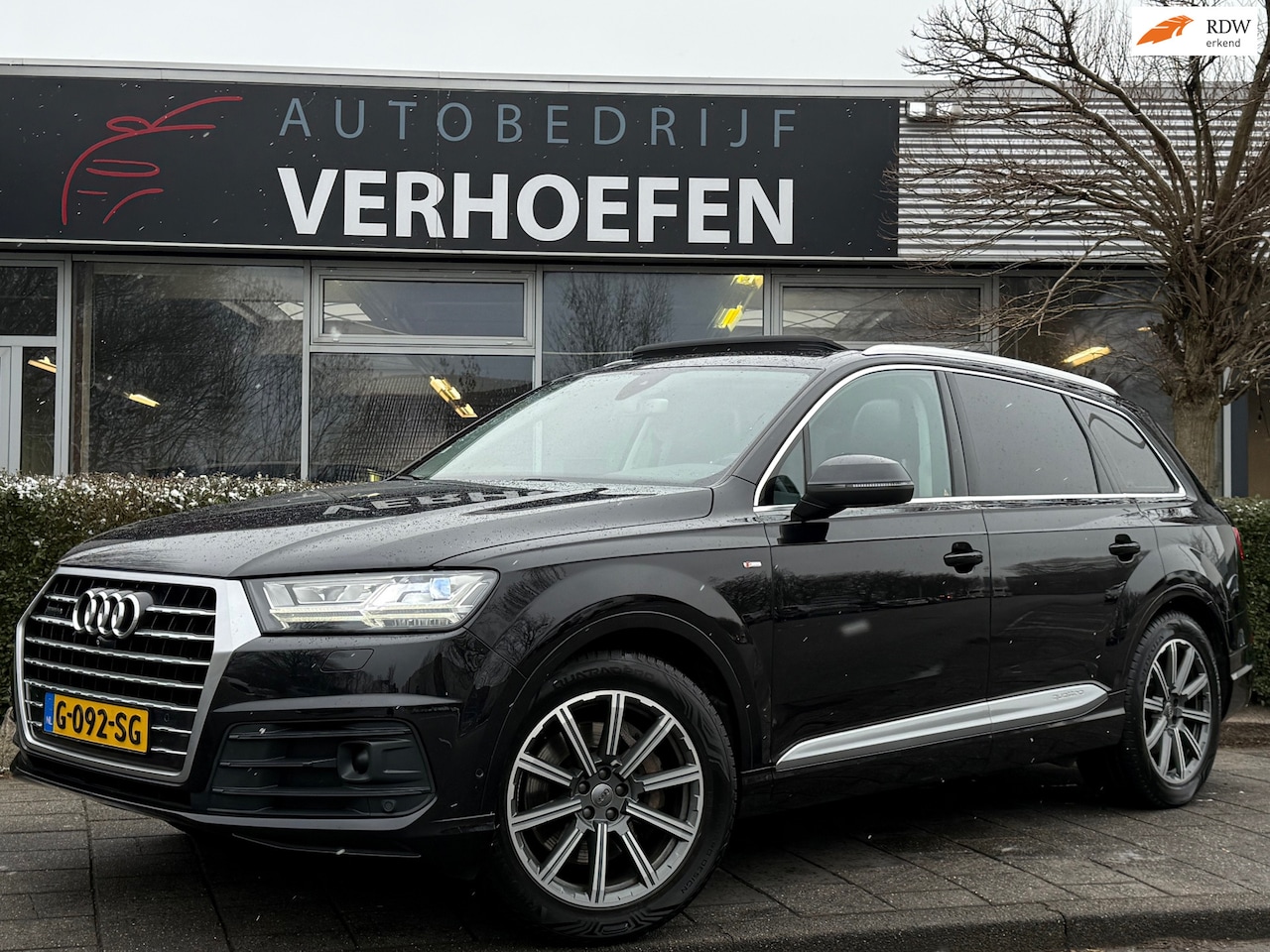 Audi Q7 - 3.0 TFSI QUATTRO - S-LINE - PANORAMA - STOEL VERKOEL / VERW - ADAPTIVE - 360 CAMERA ! - AutoWereld.nl
