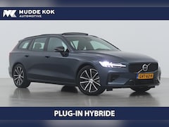 Volvo V60 - T6 Plug-in hybrid Plus Dark | Panoramadak | Trekhaak | ACC | 360° Camera | Stoel+Stuurverw