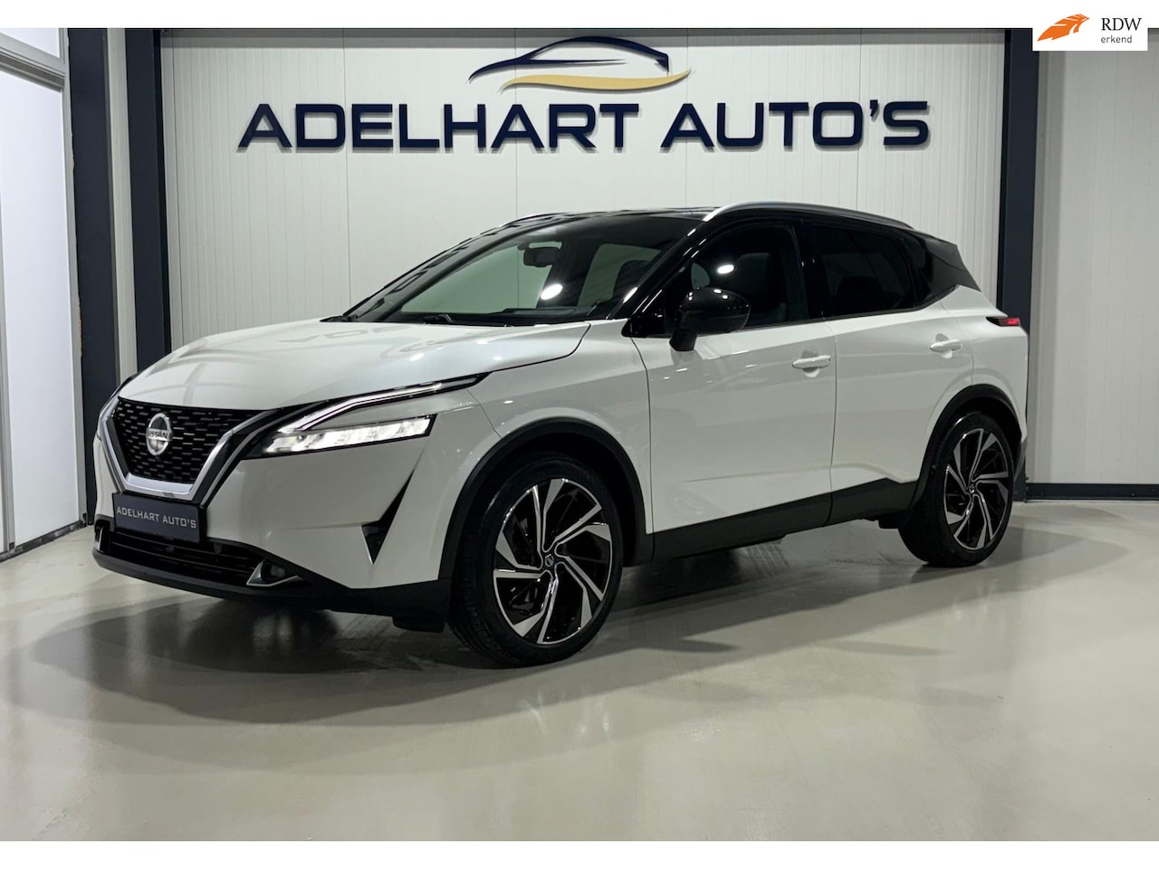 Nissan Qashqai - 1.3 MHEV Tekna Plus / Exclusive Leder / Panorama dak / Elektrische Stoelen / Full option - AutoWereld.nl