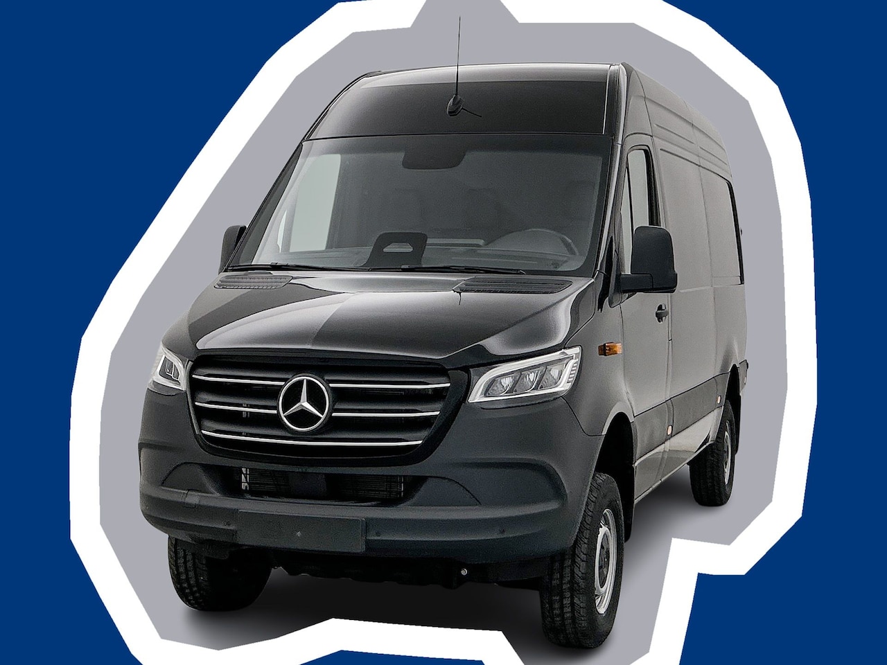 Mercedes-Benz Sprinter - 319 1.9 CDI L2 Select 4x4 Elektrische schuifdeur Distronic Navigatie Trekhaak 3500KG Betim - AutoWereld.nl