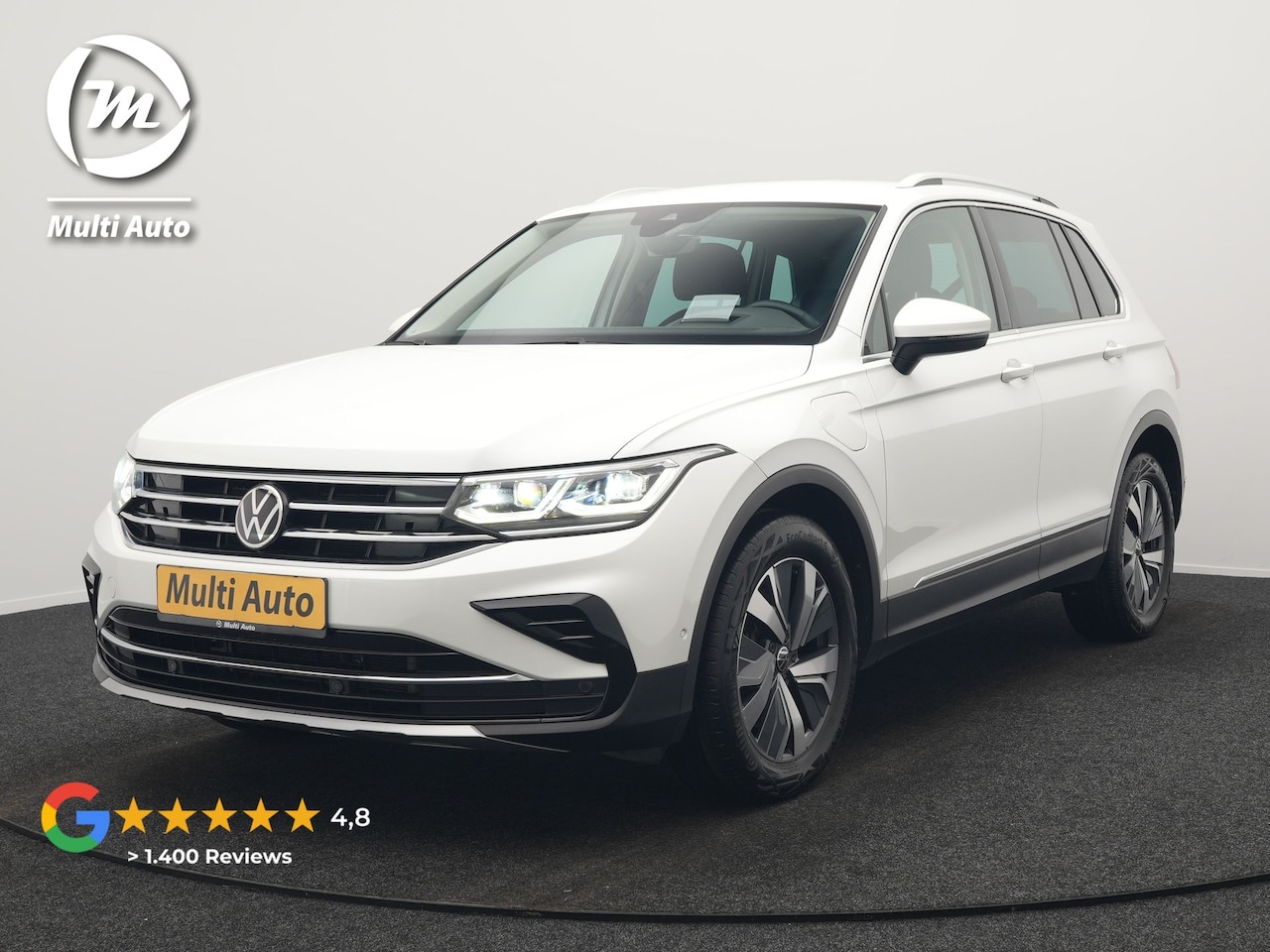 Volkswagen Tiguan - 1.4 TSI eHybrid Elegance Plug In Hybrid 245pk Dealer O.H. PHEV | Trekhaak Af Fabriek | Ada - AutoWereld.nl