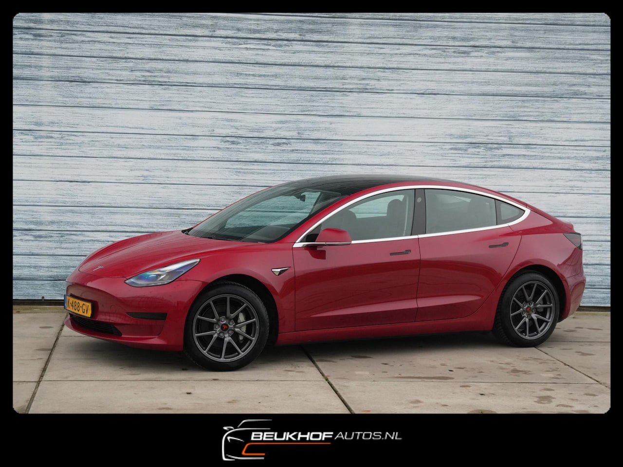 Tesla Model 3 - Standard RWD Plus 60 kWh Pano Leer Navi Soh91% - AutoWereld.nl
