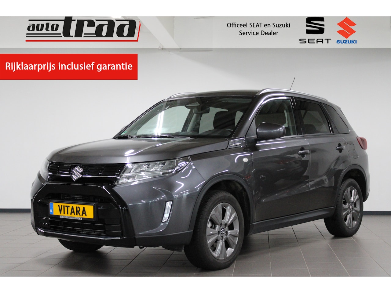 Suzuki Vitara - 1.5 Hybrid Select Automaat / Camera / Led verlichting / Navigatie / Adaptive cruise contro - AutoWereld.nl