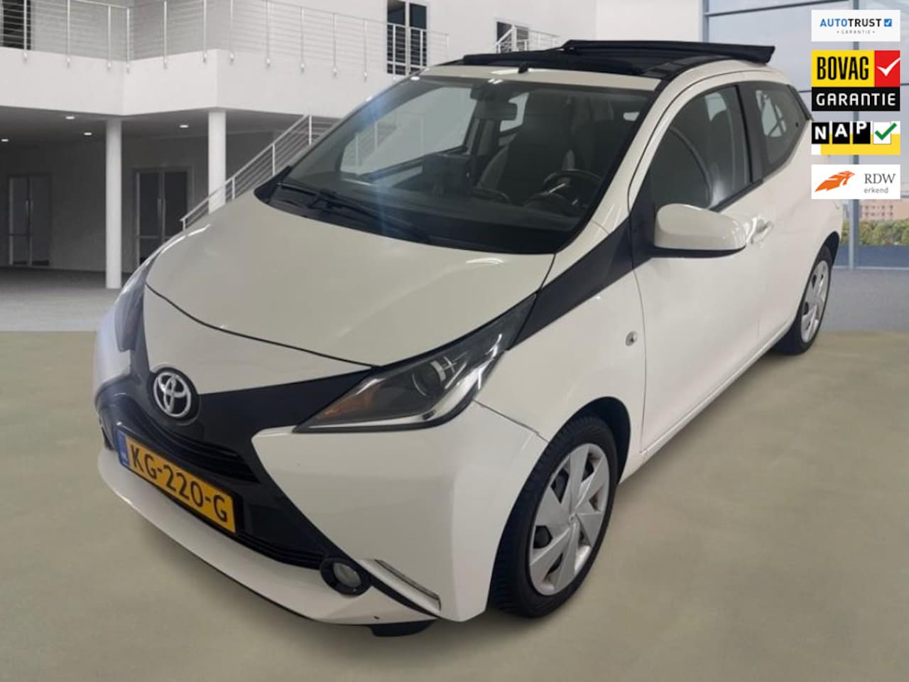 Toyota Aygo - 1.0 VVT-i x-wave Cabrio-TOP +NAP NL-auto - AutoWereld.nl