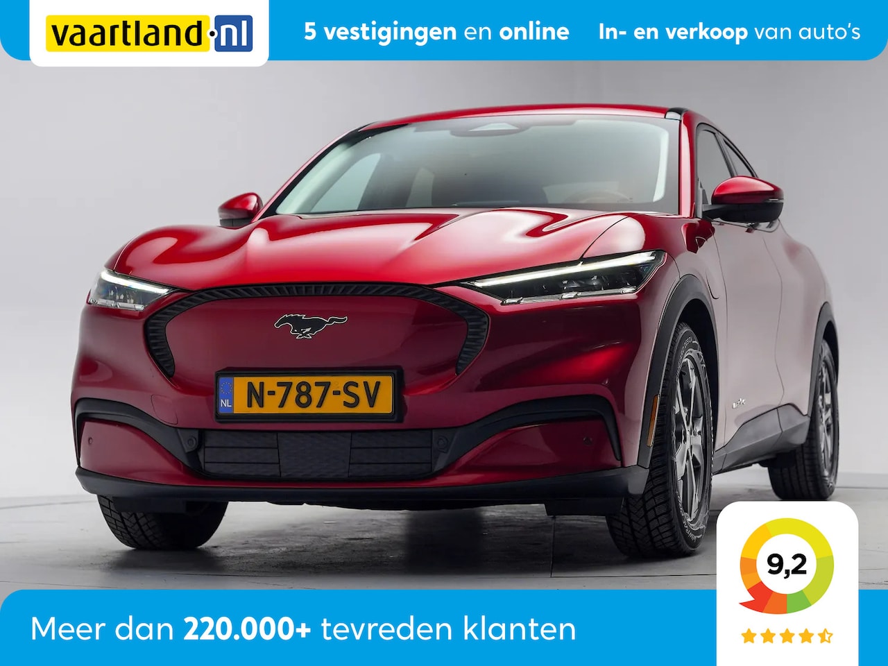 Ford Mustang Mach-E - RWD 75 kWh 3 fase [ Leder Stoel-en Stuurverwarming LED ] - AutoWereld.nl
