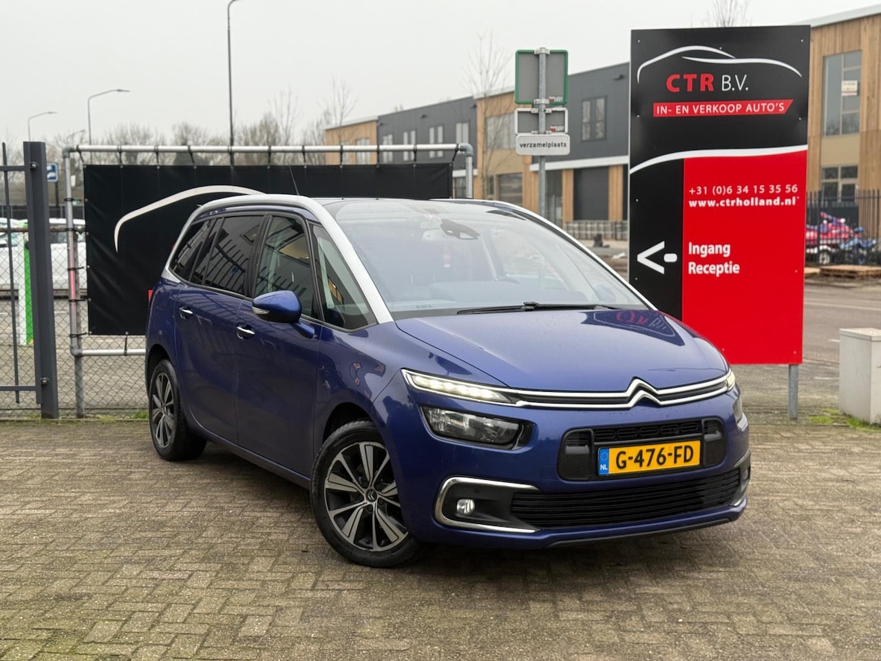 Citroën Grand C4 Picasso - 2.0 BlueHDi 7P Shine (bj 2017) VOL AUTOMAAT|150PK|CAM|NETTE AUTO! - AutoWereld.nl