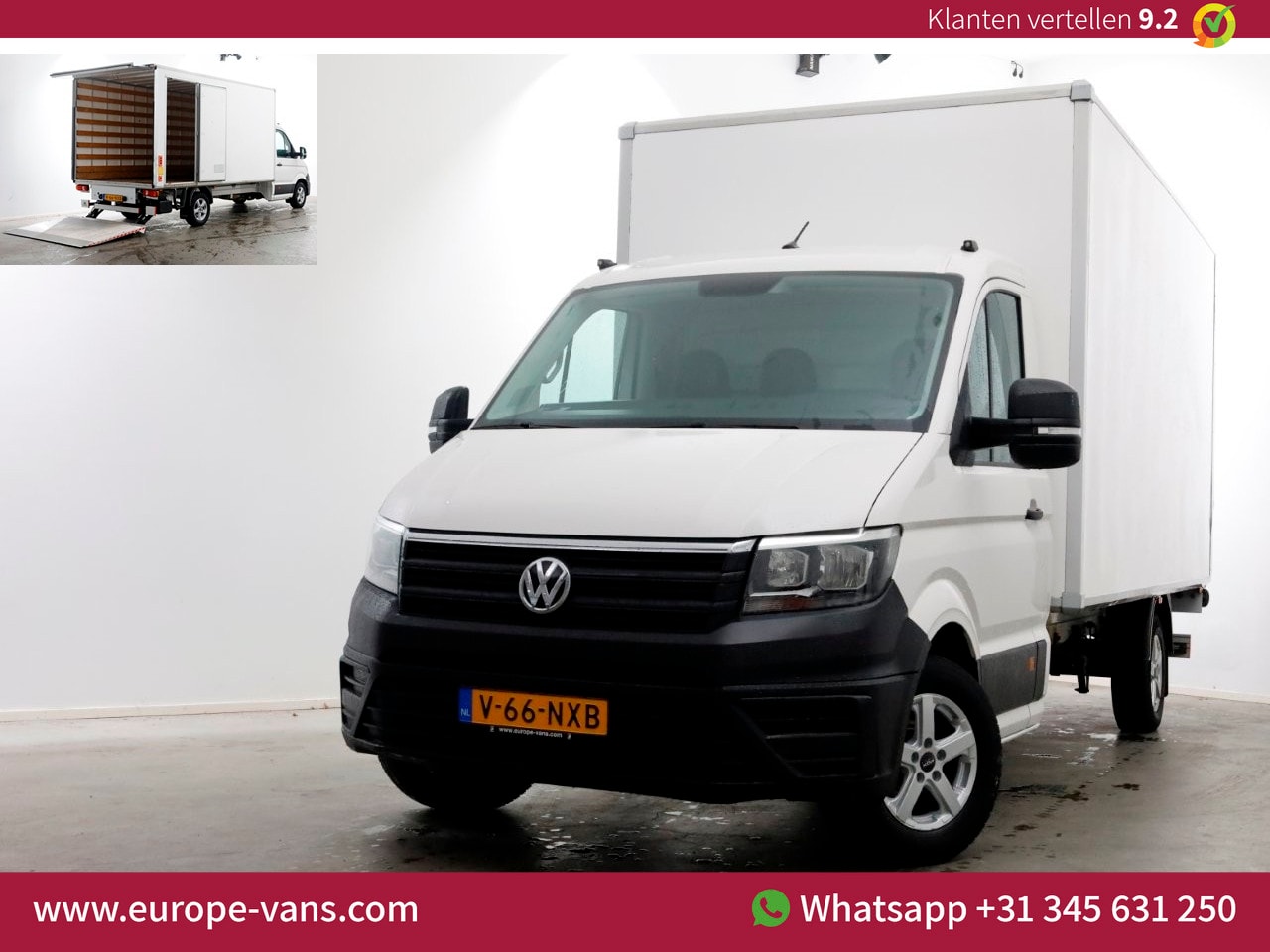 Volkswagen Crafter - 35 2.0 TDI 140pk Bakwagen met laadklep en zijdeur 11-2021 - AutoWereld.nl