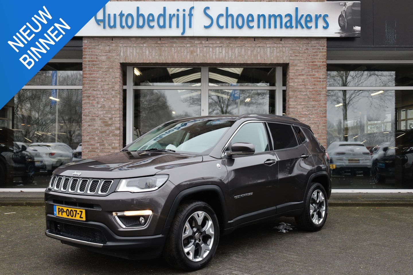 Jeep Compass - 1.4 MultiAir Opening Edition 4x4 TREKHAAK-AFN CARPLAY BEATS-AUDIO DAB HALF-LEER STOELVERW. - AutoWereld.nl