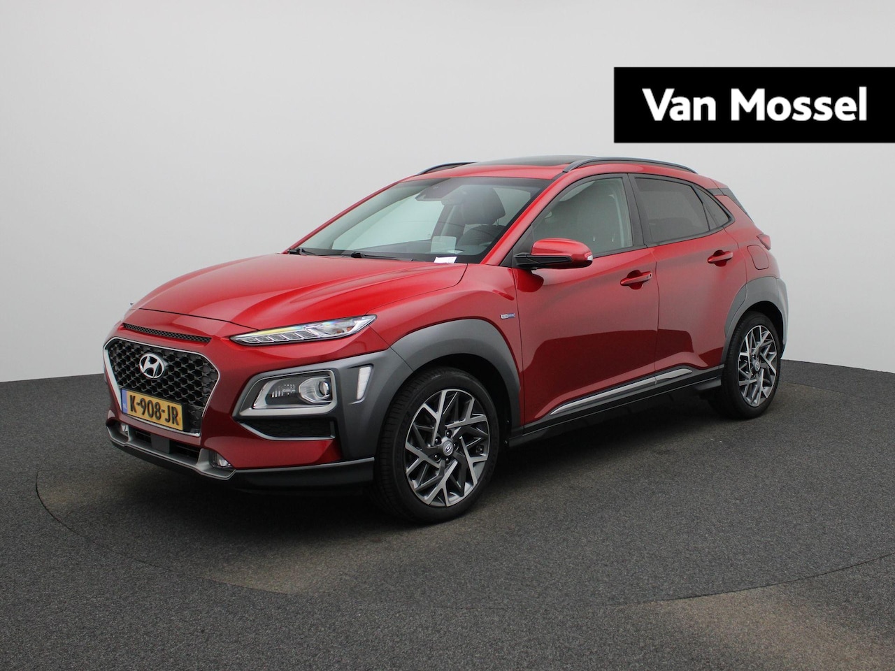 Hyundai Kona - 1.6 GDI HEV Premium Sky | Automaat | Apple Carplay / Android Auto | Schuifdak | Virtual co - AutoWereld.nl