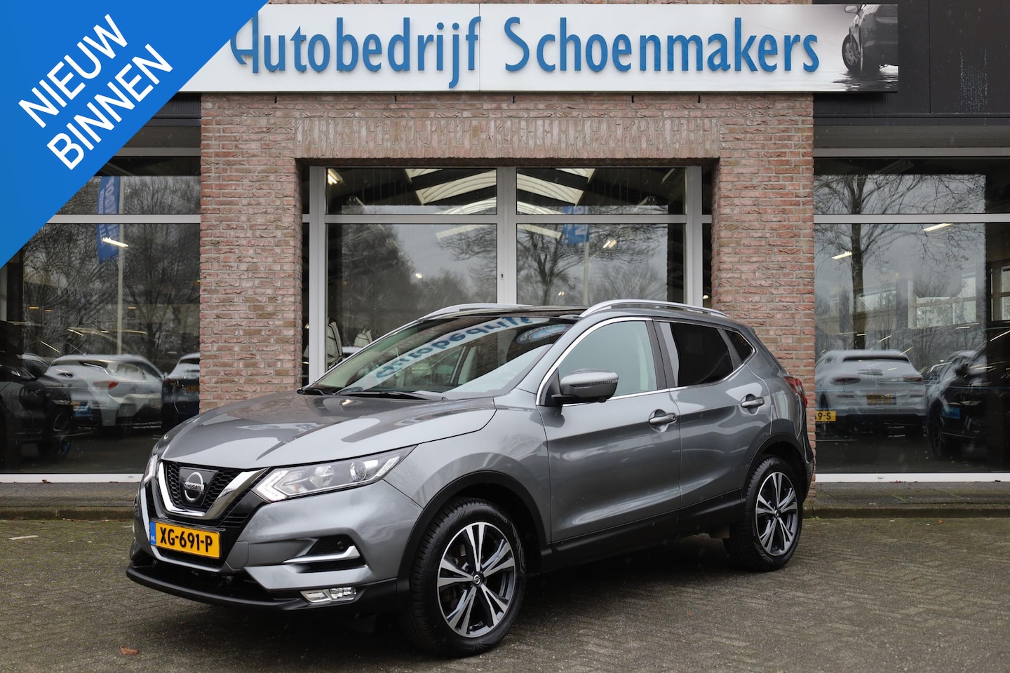 Nissan Qashqai - 1.2 N-Connecta TREKHAAK 360-CAMERA PANO DAB NAVI CRUISE CLIMA LANE-ASSIST 2XPDC 18''LMV NA - AutoWereld.nl