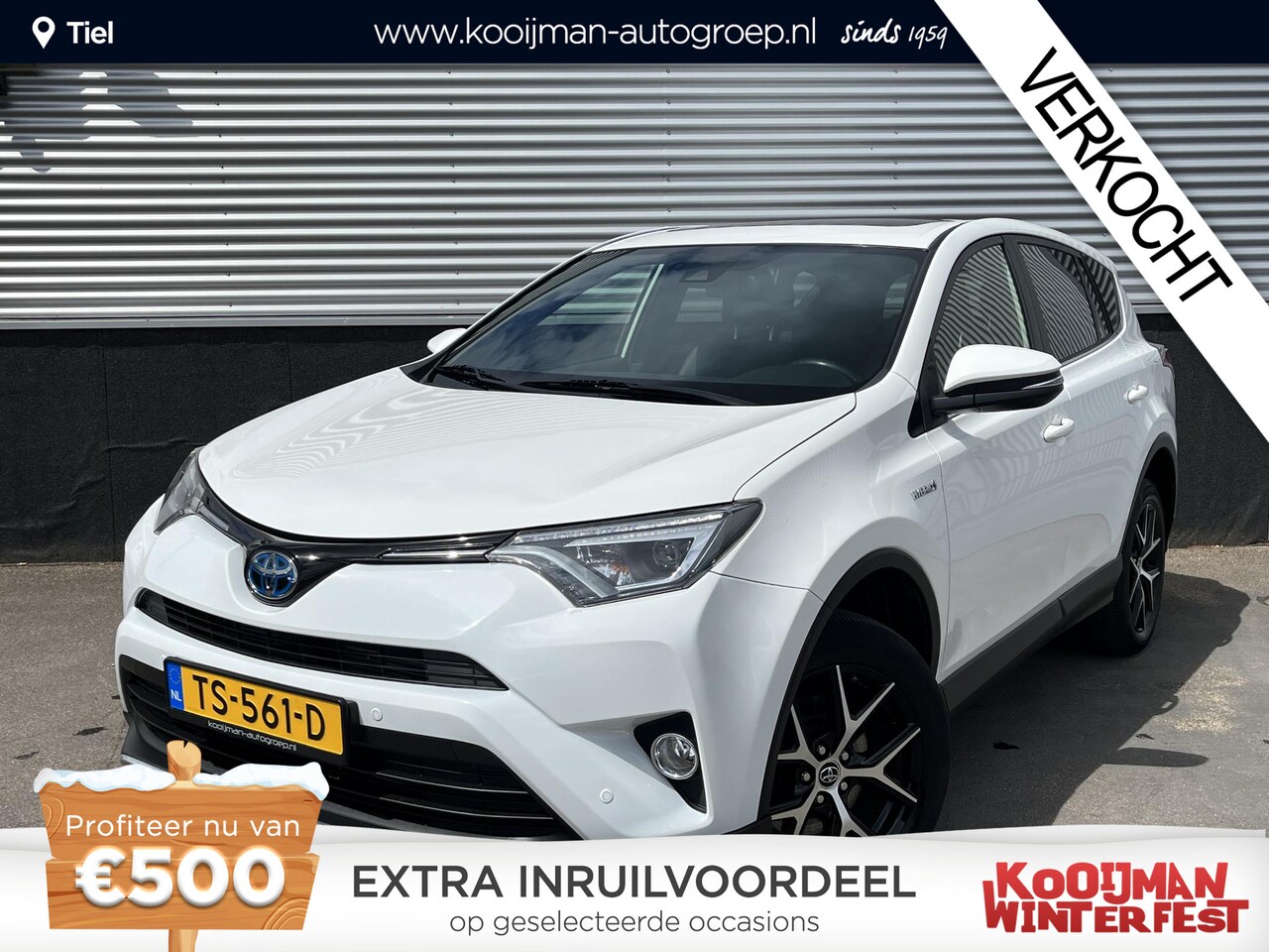 Toyota RAV4 - 2.5 Hybrid AWD Style Schuif/kanteldak, Stoelverwarming, 1e eign. NL-auto! LMV, Leder/alcan - AutoWereld.nl