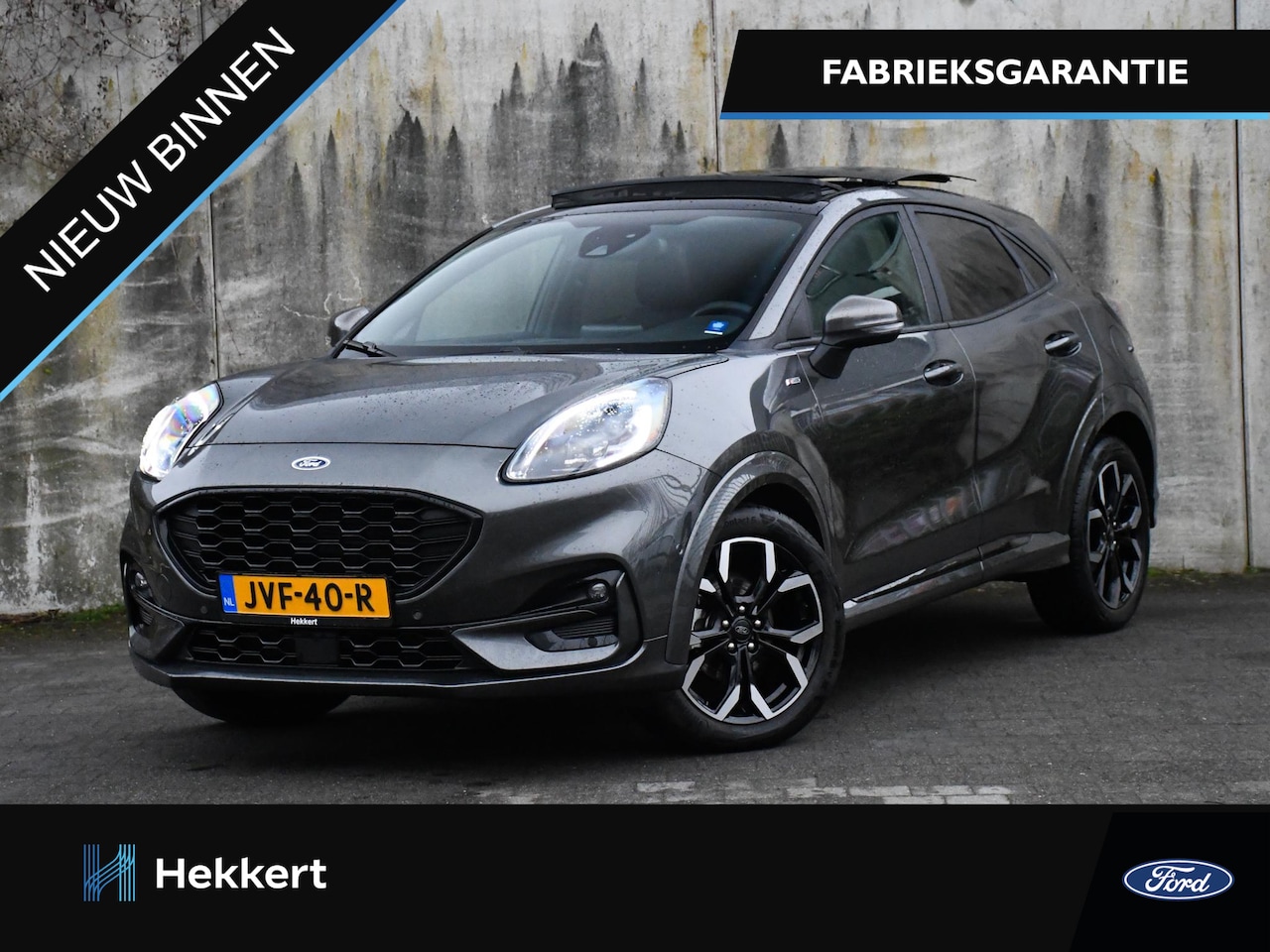 Ford Puma - ST-Line X 1.0 EcoBoost Hybrid 155pk Automaat SCHUIF-DAK | 18''LM | WINTER PACK | ADAPT. CC - AutoWereld.nl