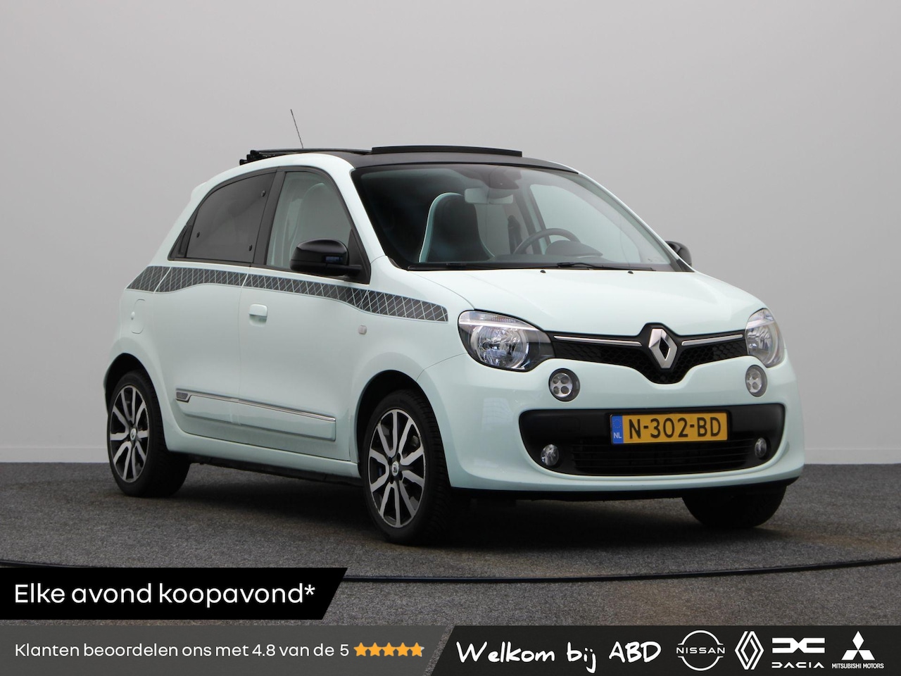 Renault Twingo - 0.9 TCe 90pk Intens ''La Parisiene'' | Stoffen vouwdak | Achteruitrijcamera | LMV | Climat - AutoWereld.nl