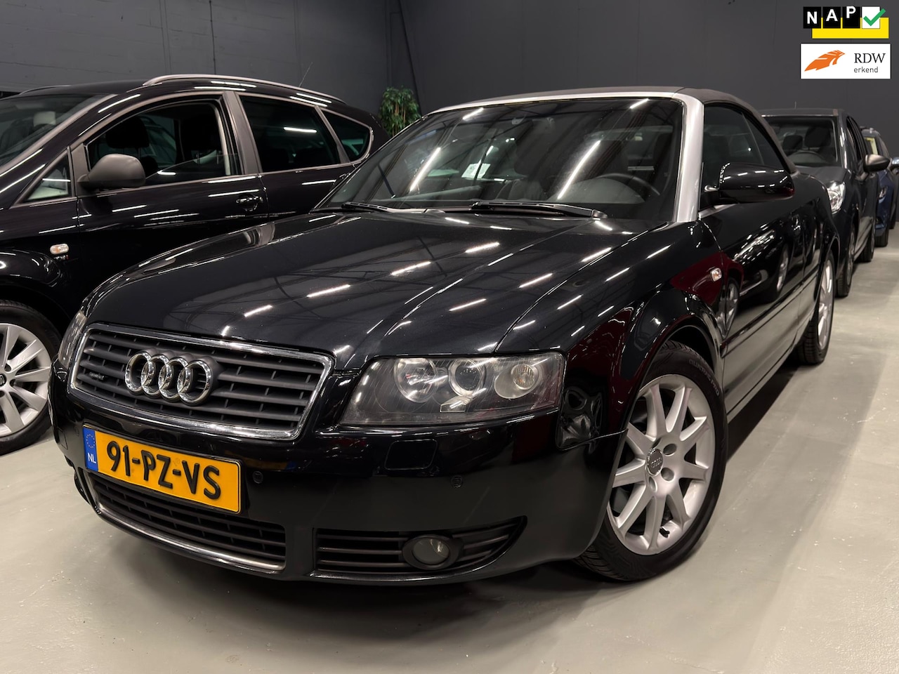 Audi A4 Cabriolet - 3.0 V6 quattro Pro Line AUTOMAAT NAVI/LEDER/BOSE/ELEKTR. STOELEN | KEURIGE AUTO ! - AutoWereld.nl