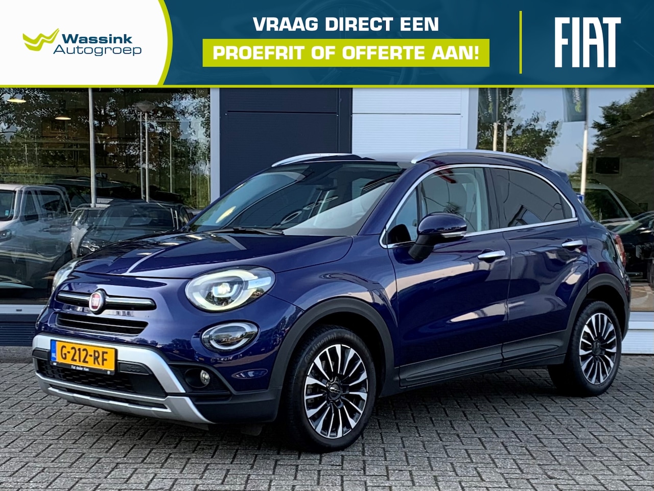 Fiat 500 X - I 120pk City Cross | Navigatie | Climate control | Cruise control | Parkeersensoren vóór + - AutoWereld.nl