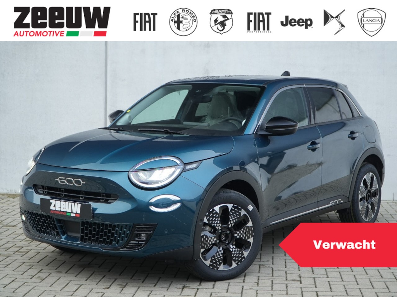 Fiat 600 - 1.2 Hybrid 110 PK La Prima | Navi | Camera | Carplay | Leder - AutoWereld.nl