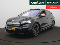 Skoda Enyaq iV - 80 Founders Edition Black / Panodak / Elek. Stoelen / Crystal-Light / Leder