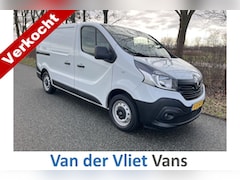 Renault Trafic - 1.6 dCi 126pk E6 Comfort 3-zits BPM Vrij Lease €296 p/m, Airco, Trekhaak, PDC, 2x Schuifde