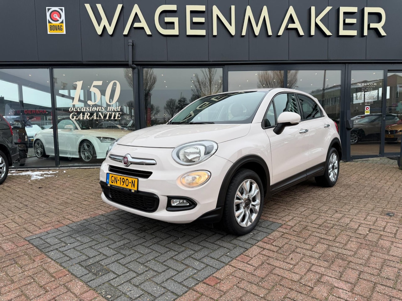 Fiat 500 X - 1.6 PopStar Airco|Cruise|NAVI|Keyless|GARANTIE - AutoWereld.nl