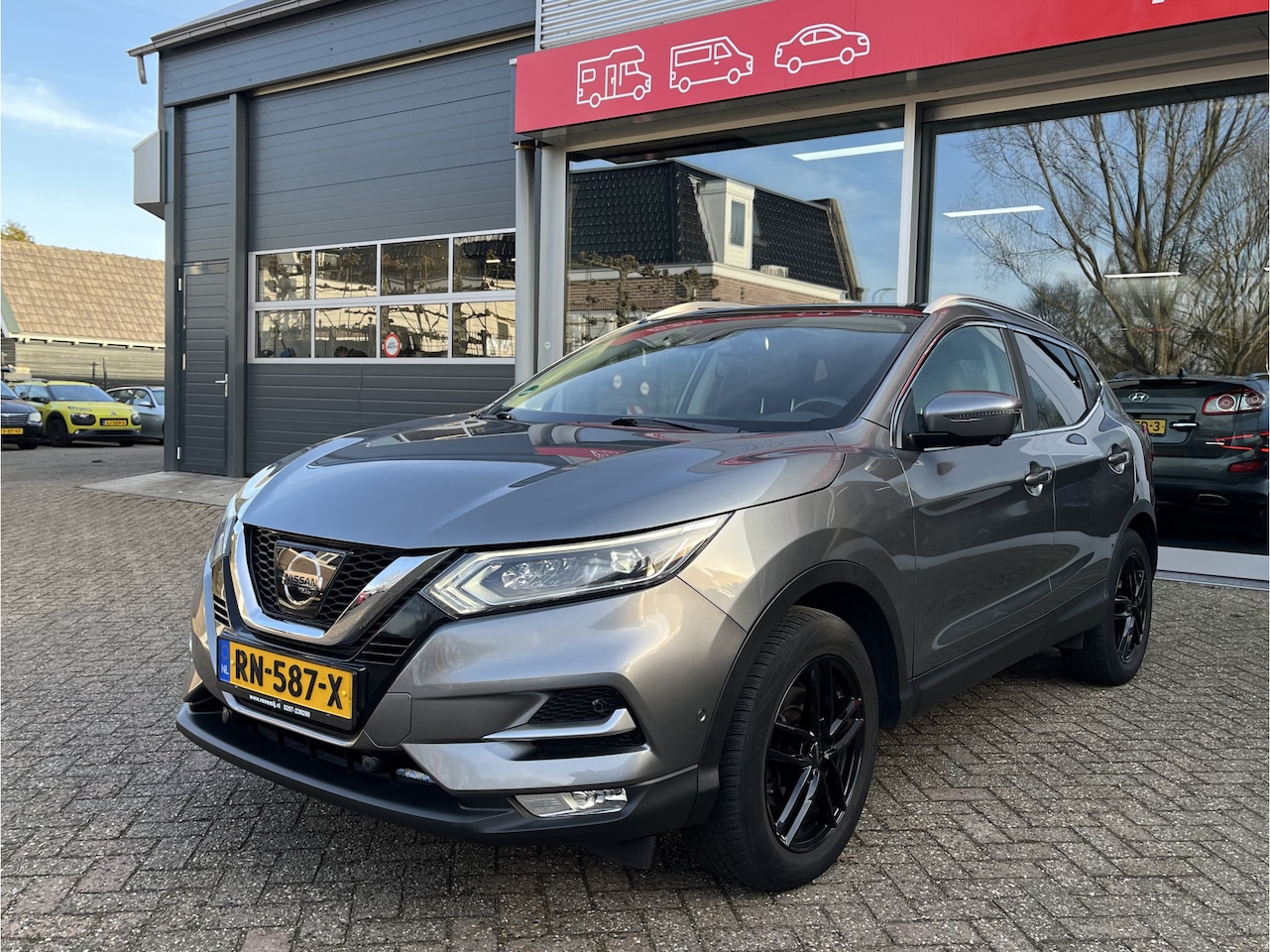 Nissan Qashqai - 1.2 Business Edition Panoramadak, cruise, Clima, PDC. - AutoWereld.nl
