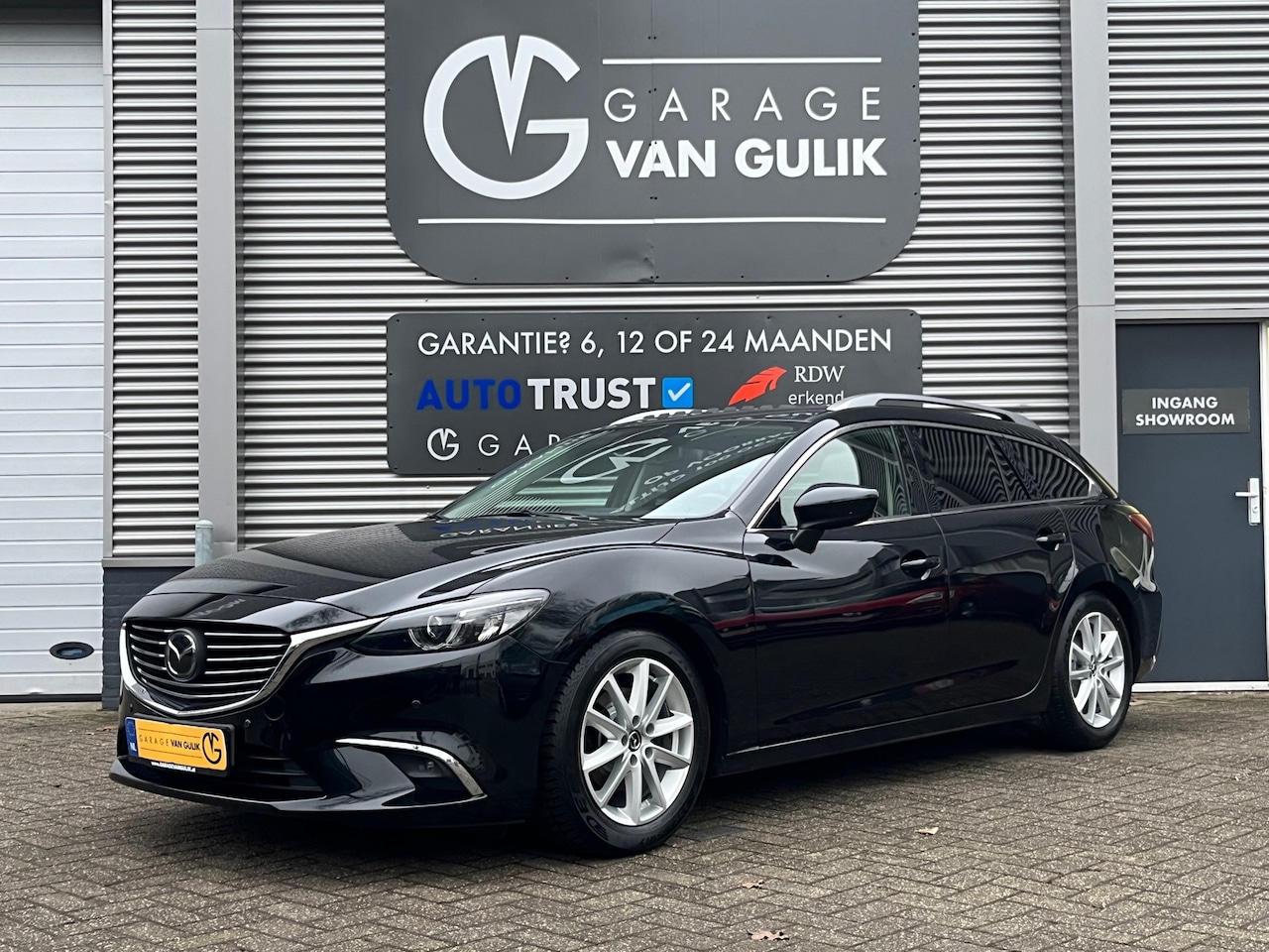 Mazda 6 Sportbreak - 2.5 SkyActiv-G GT-M 192PK Automaat,Trekhaak,Panodak,Navi,Clima,Cruise,Carplay,ElektrRamen+ - AutoWereld.nl