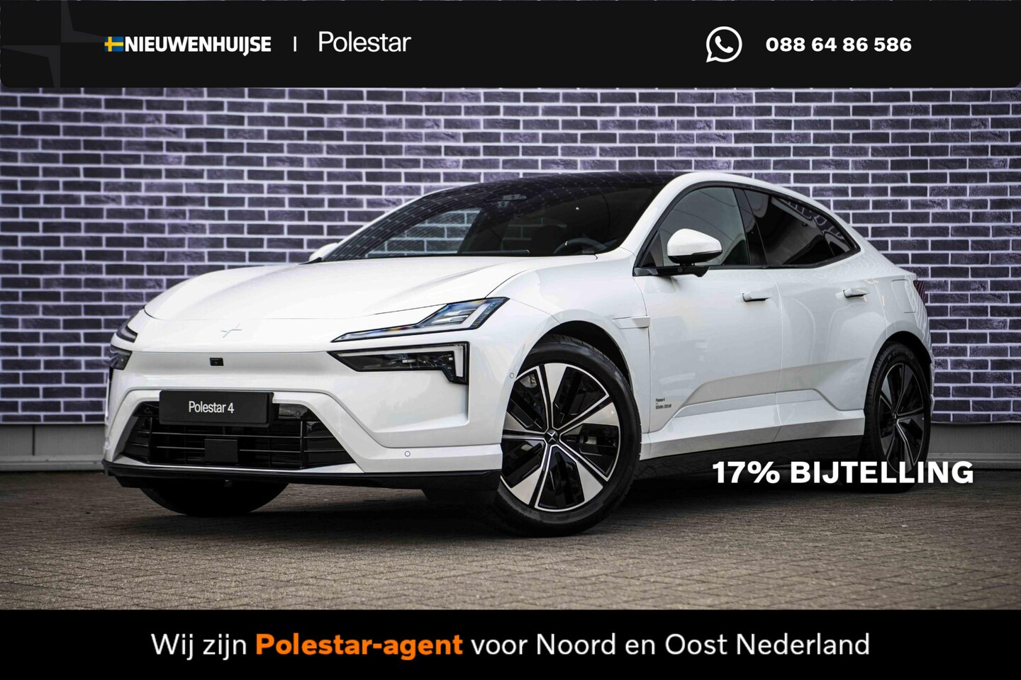 Polestar 4 - Long Range Single motor 100 kWh | Pilot pack | Plus pack | 22kw lader | Getint glas | Pano - AutoWereld.nl