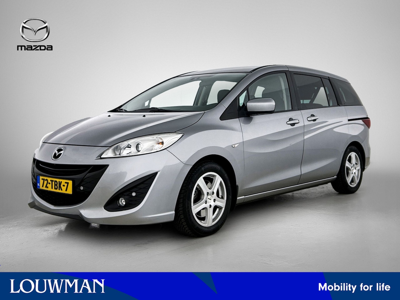 Mazda 5 - 2.0 TS+ 7 Persoons Automaat / Trekhaak / Parkeersensoren / Winter-wielenset / 100% dealero - AutoWereld.nl