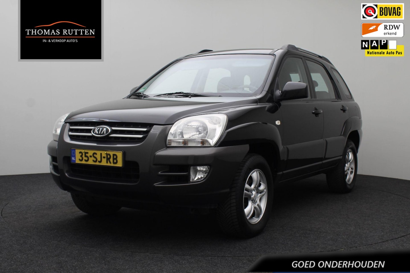 Kia Sportage - 2.0 CVVT Comfort 2006 NAP | Airco | Cruise control | Trekhaak | Elektrische ramen | Goed o - AutoWereld.nl