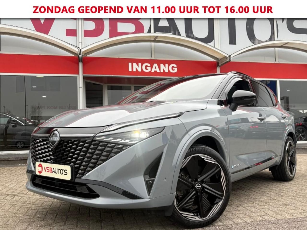 Nissan Qashqai - 1.5 e-POWER 190PK AUT. FACELIFT TEKNA+ PANO-DAK TREKHAAK NAVI CAMERA AIRCO LMV PDC - AutoWereld.nl