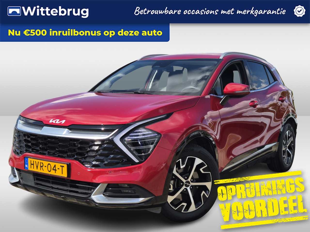 Kia Sportage - 1.6 T-GDi Hybrid DynamicLine | Rijklaar prijs | Stoelverwarming | Apple carplay Android Au - AutoWereld.nl