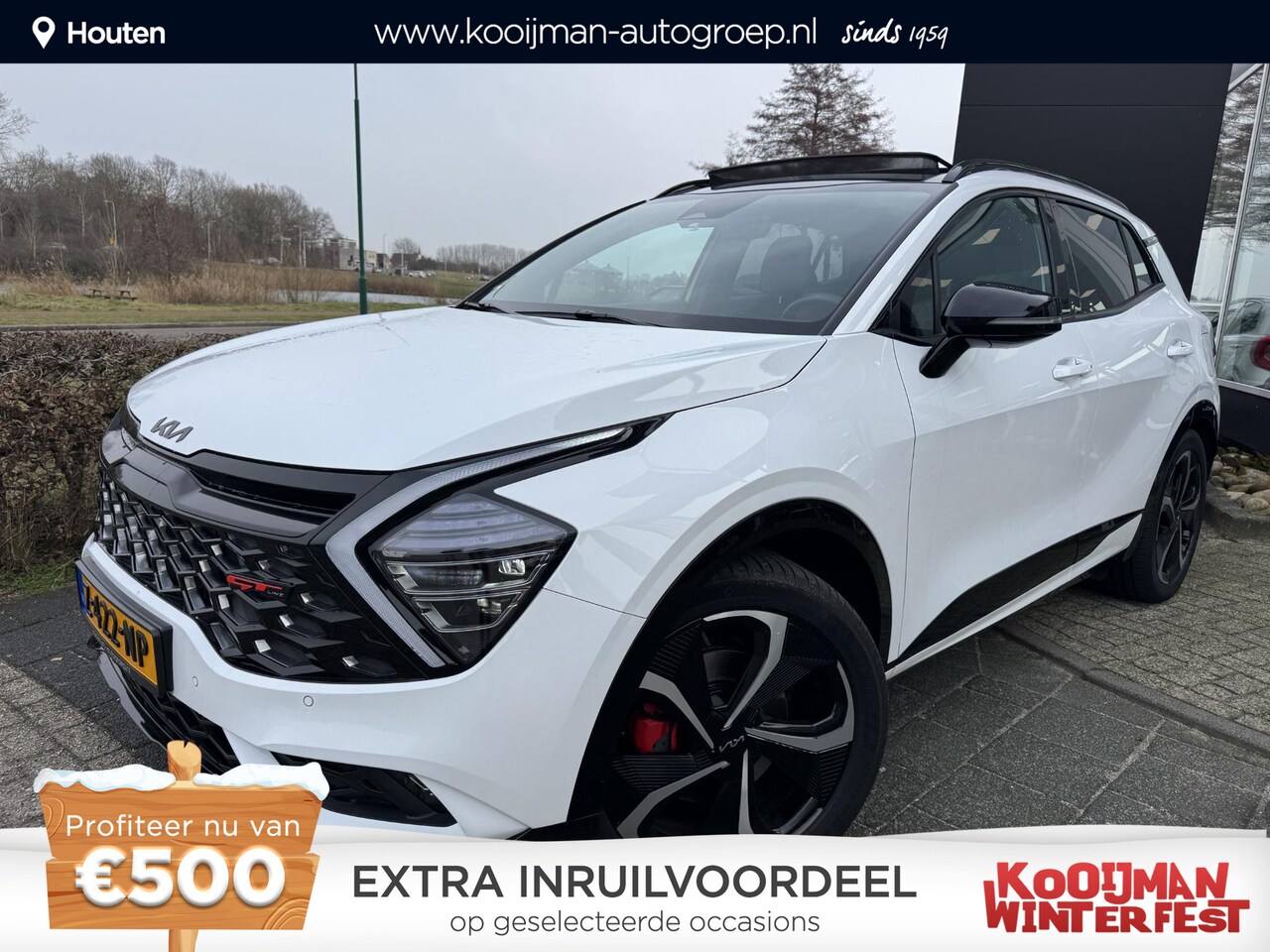 Kia Sportage - 1.6 T-GDi Plug-in Hybrid AWD GT-Line Unieke Velgen, Afneembare trekhaak, Zwart afgewerkt, - AutoWereld.nl