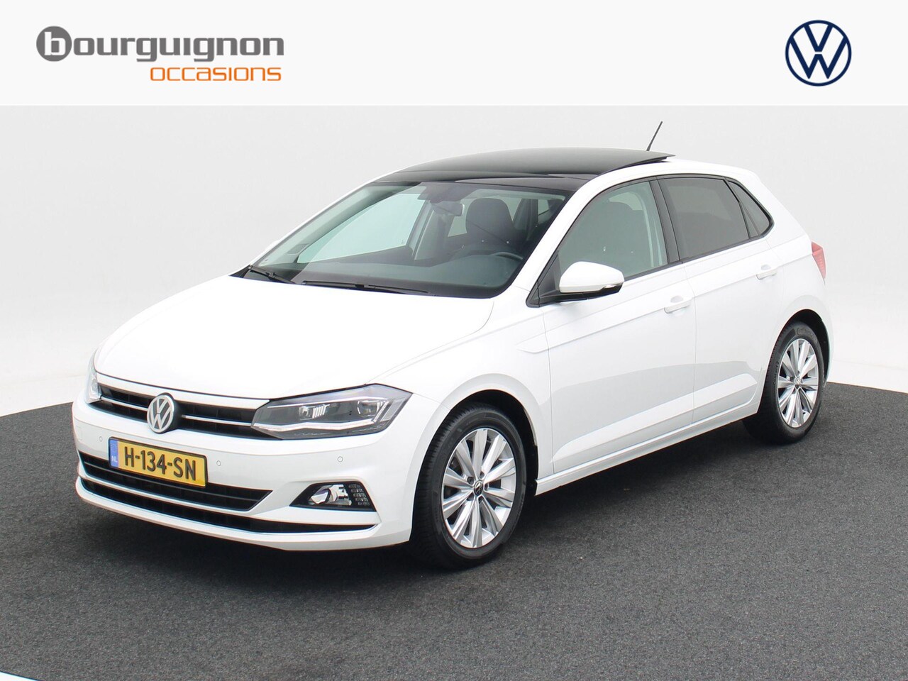 Volkswagen Polo - 1.0 TSi Highline | Panoramadak | Virtual Cockpit | Adaptive Cruise | Parkeersensoren | Cli - AutoWereld.nl