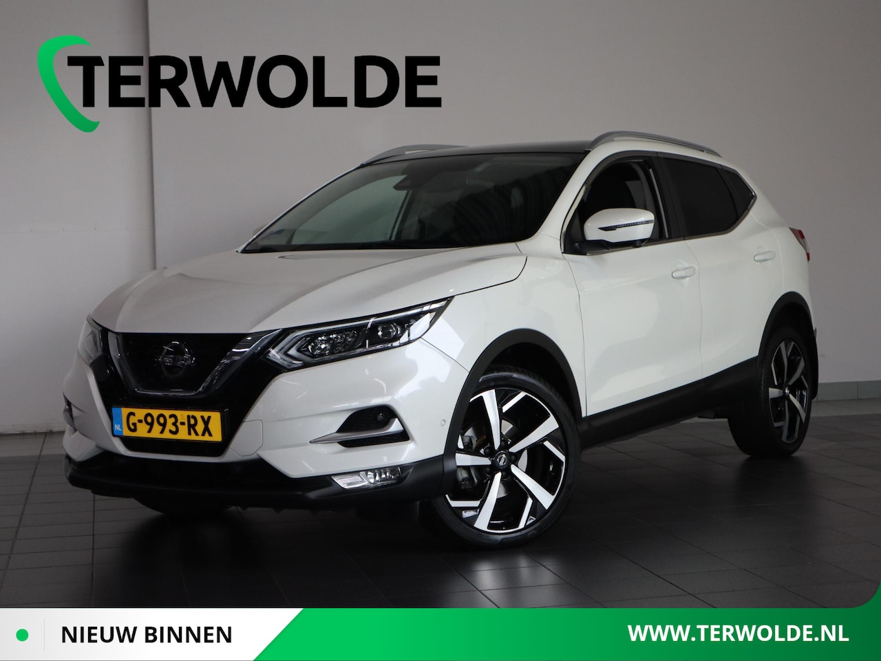 Nissan Qashqai - 1.3 DIG-T Tekna | AUTOMAAT | Panoramadak | Trekhaak | Stoelverwarming | BOSE Audio | - AutoWereld.nl