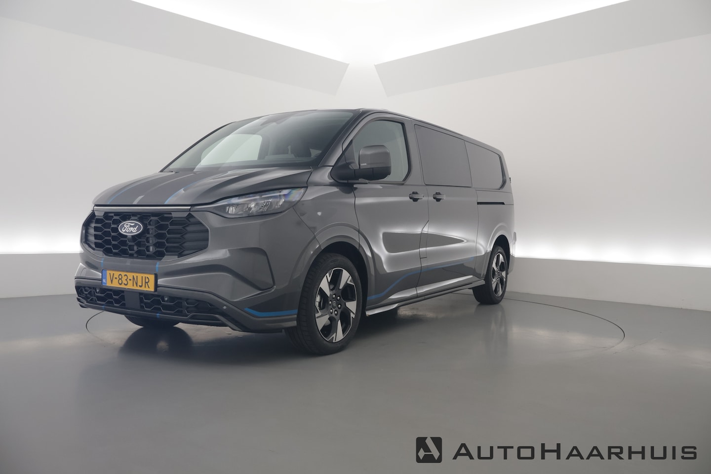 Ford Transit Custom - 320 2.5 PHEV L2H1 Sport Dubb. Cab. | 2x Schuifdeur | Elek. Trekhaak | Stoel- Stuurverw. | - AutoWereld.nl