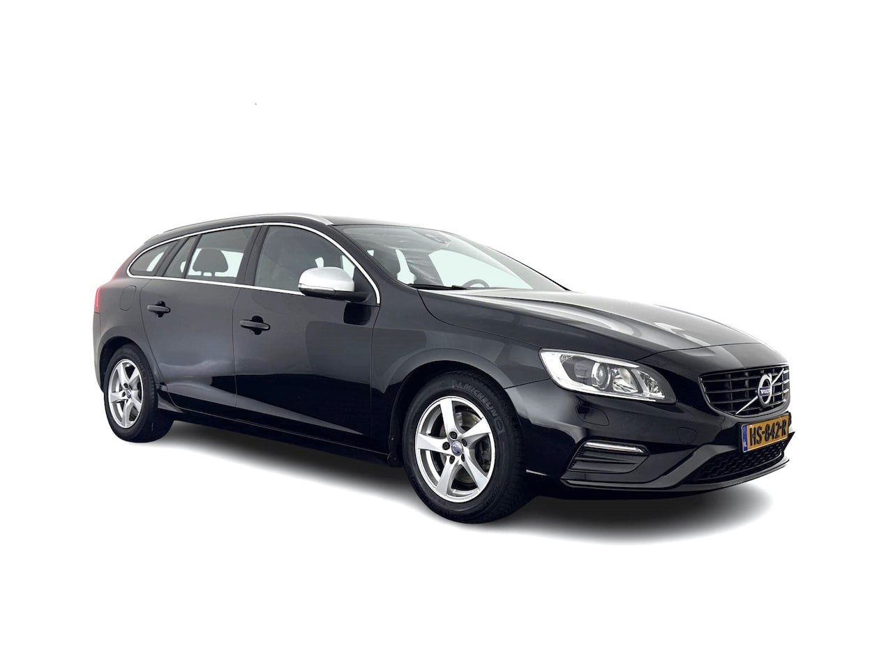 Volvo V60 - 2.0 D4 R-Design Business Aut *LEATHER-MICROFIBRE | XENON | NAVI-FULLMAP | ECC | PDC | CRUI - AutoWereld.nl