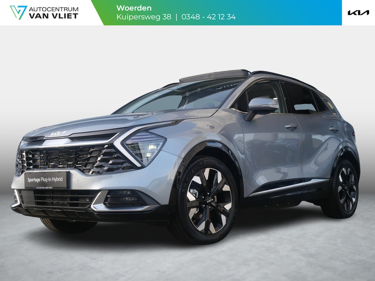 Kia Sportage - 1.6 T-GDi Plug-in Hybrid AWD DynamicPlusLine | Schuif/kantel | Navi | Camera | Stoel/stuur - AutoWereld.nl