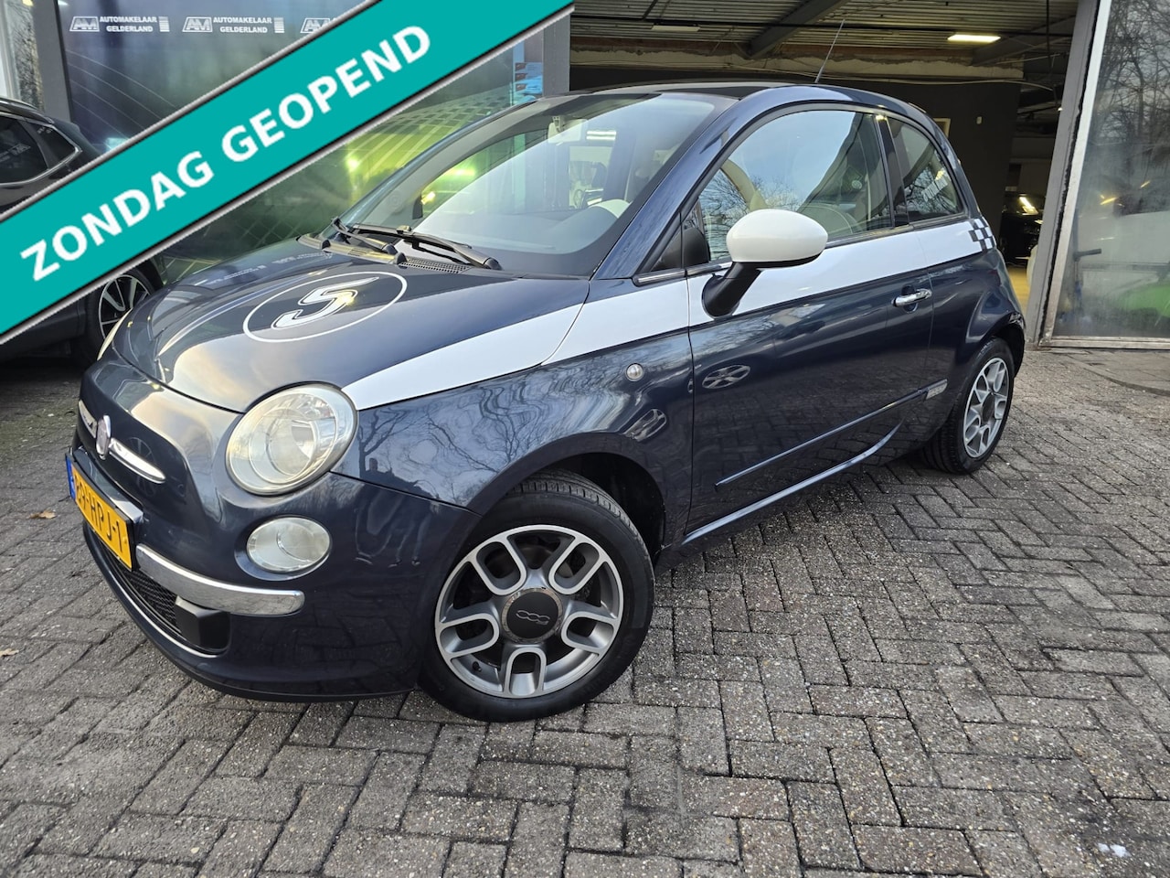 Fiat 500 - 1.2 Lounge | 12MND GARANTIE | AIRCO | ELEC RAMEN | PANO | LMV | NW APK | - AutoWereld.nl