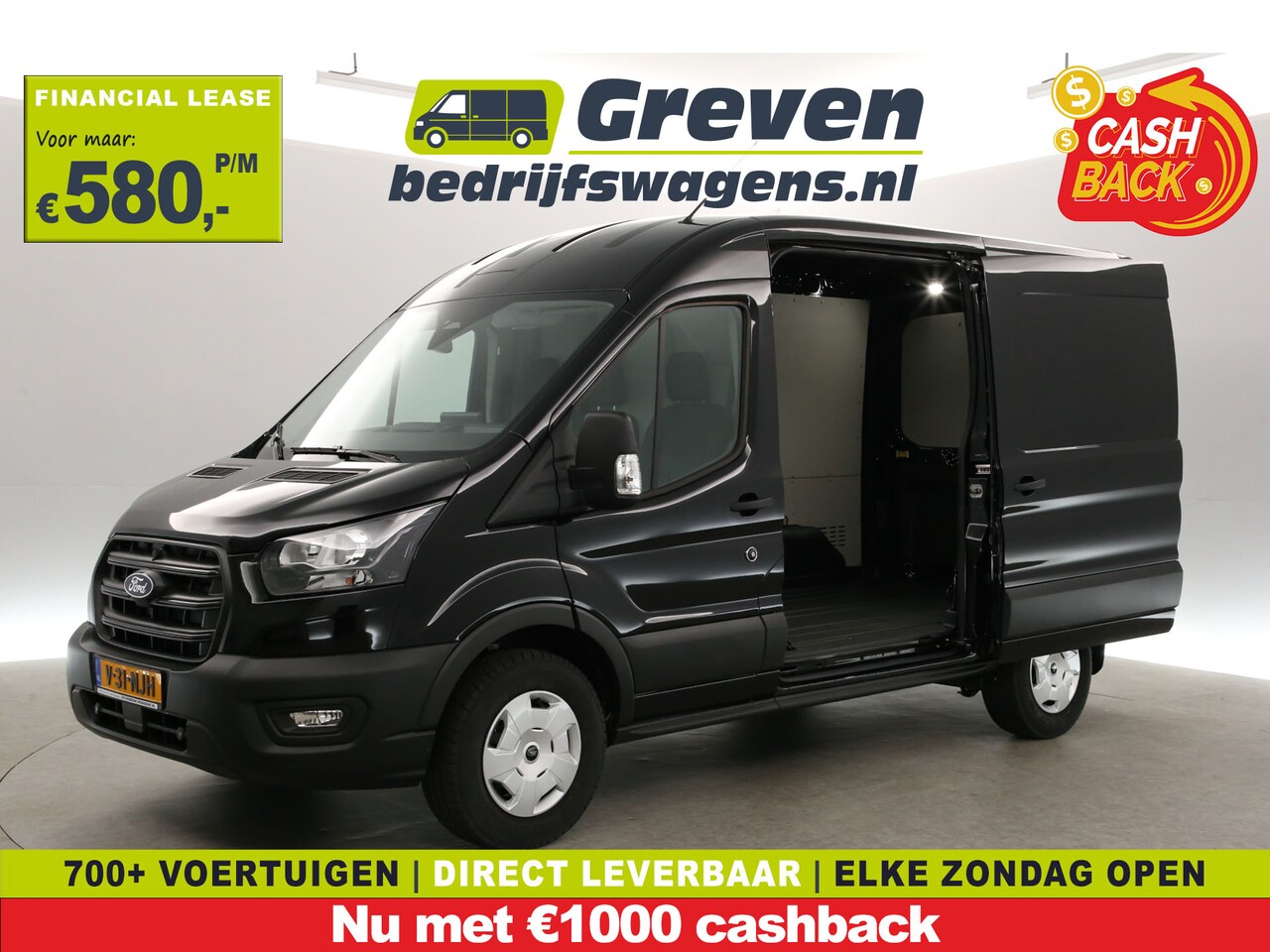Ford Transit - 2.0 TDCI 165PK L2H2 Trend | Euro6 | BPM VRIJ | 2800kg | Trekh. | Aut. | Virtual Cockpit | - AutoWereld.nl