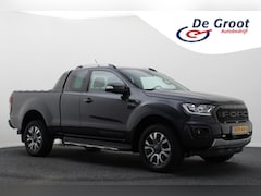 Ford Ranger - 2.0 EcoBlue Wildtrak Supercab Leer, ACC, Camera, Apple Carplay, Verwarmde Voorruit, Trekha