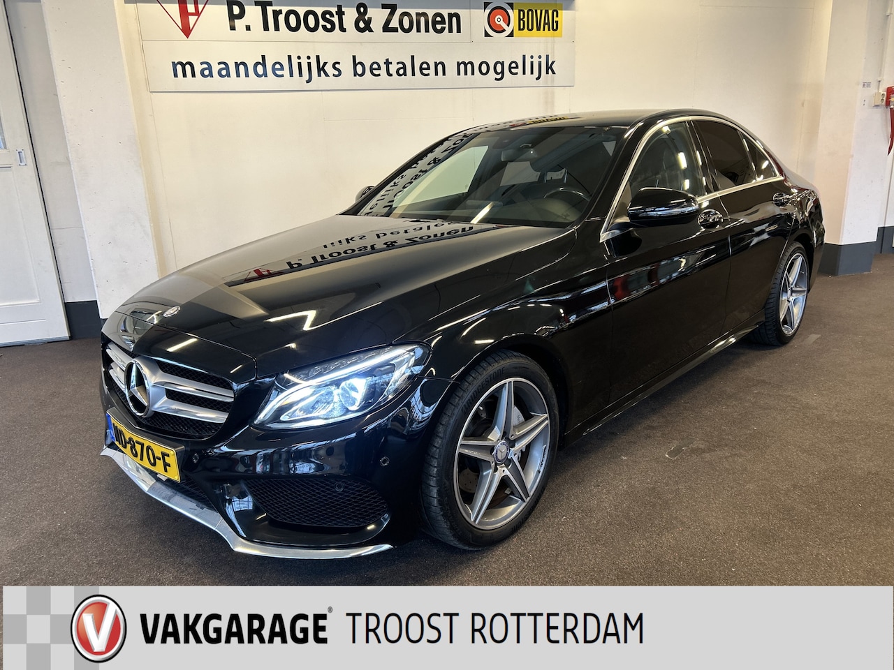 Mercedes-Benz C-klasse - 180 AMG Sport Edition | Nederlands geleverd | Lederen bekleding | Cruise control | Climate - AutoWereld.nl