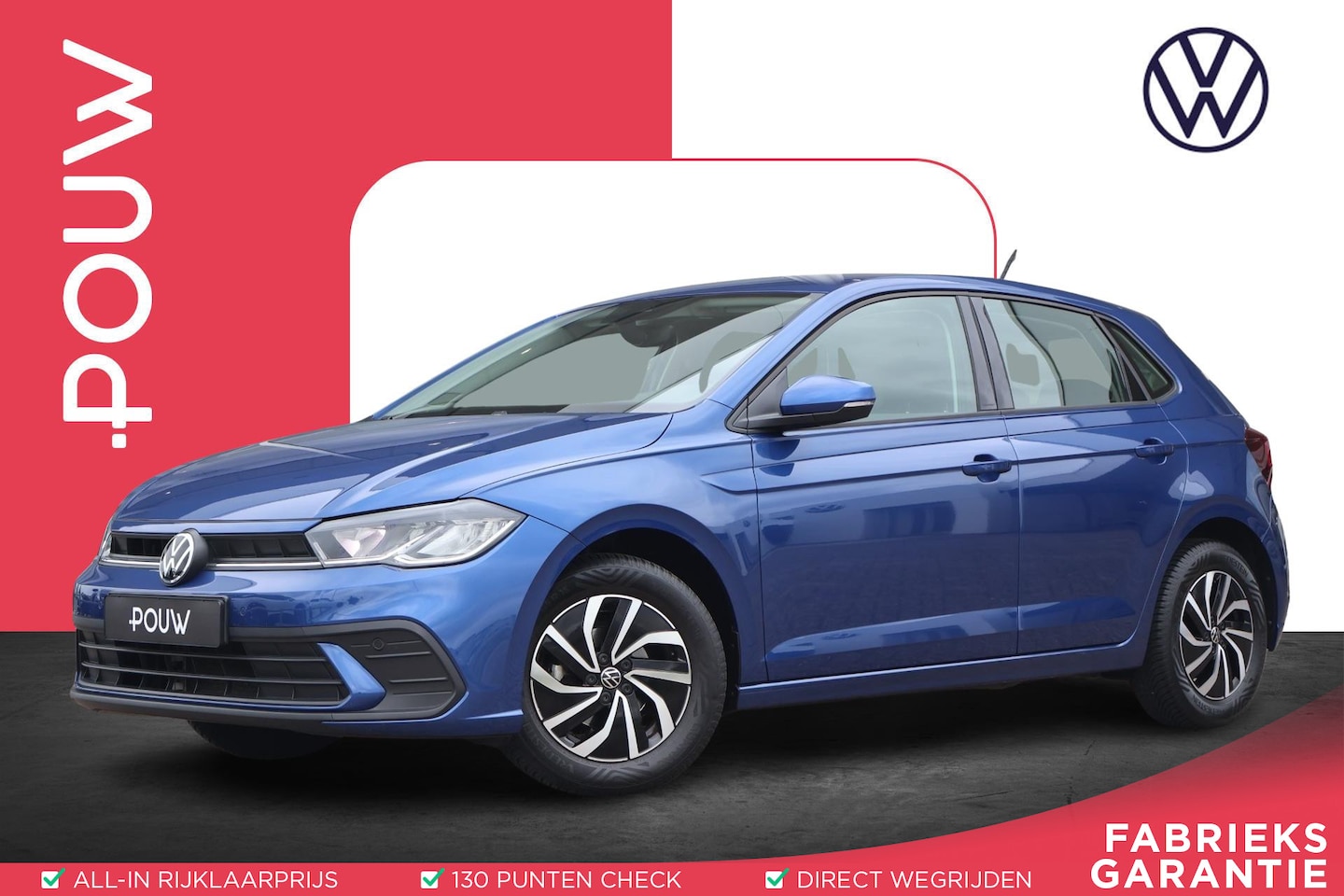 Volkswagen Polo - 1.0 TSI 95pk Life | Navigatie | Parkeersensoren| App Connect - AutoWereld.nl