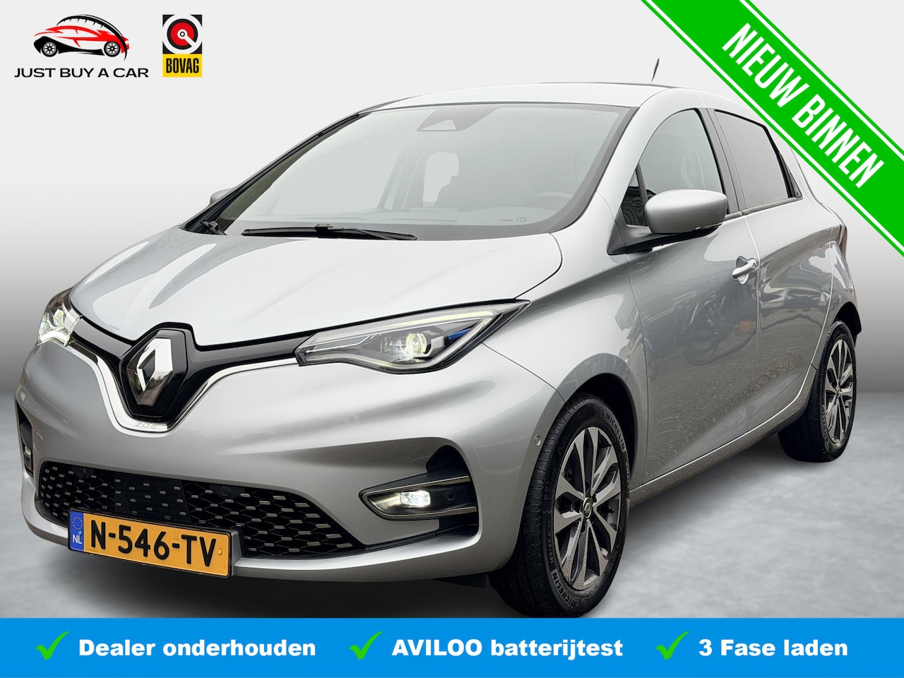 Renault Zoe - R135 Intens 52 kWh SoH 95% / Facelift / Warmtepomp / Winter-Pack / 1e Eigenaar / LED / Dea - AutoWereld.nl