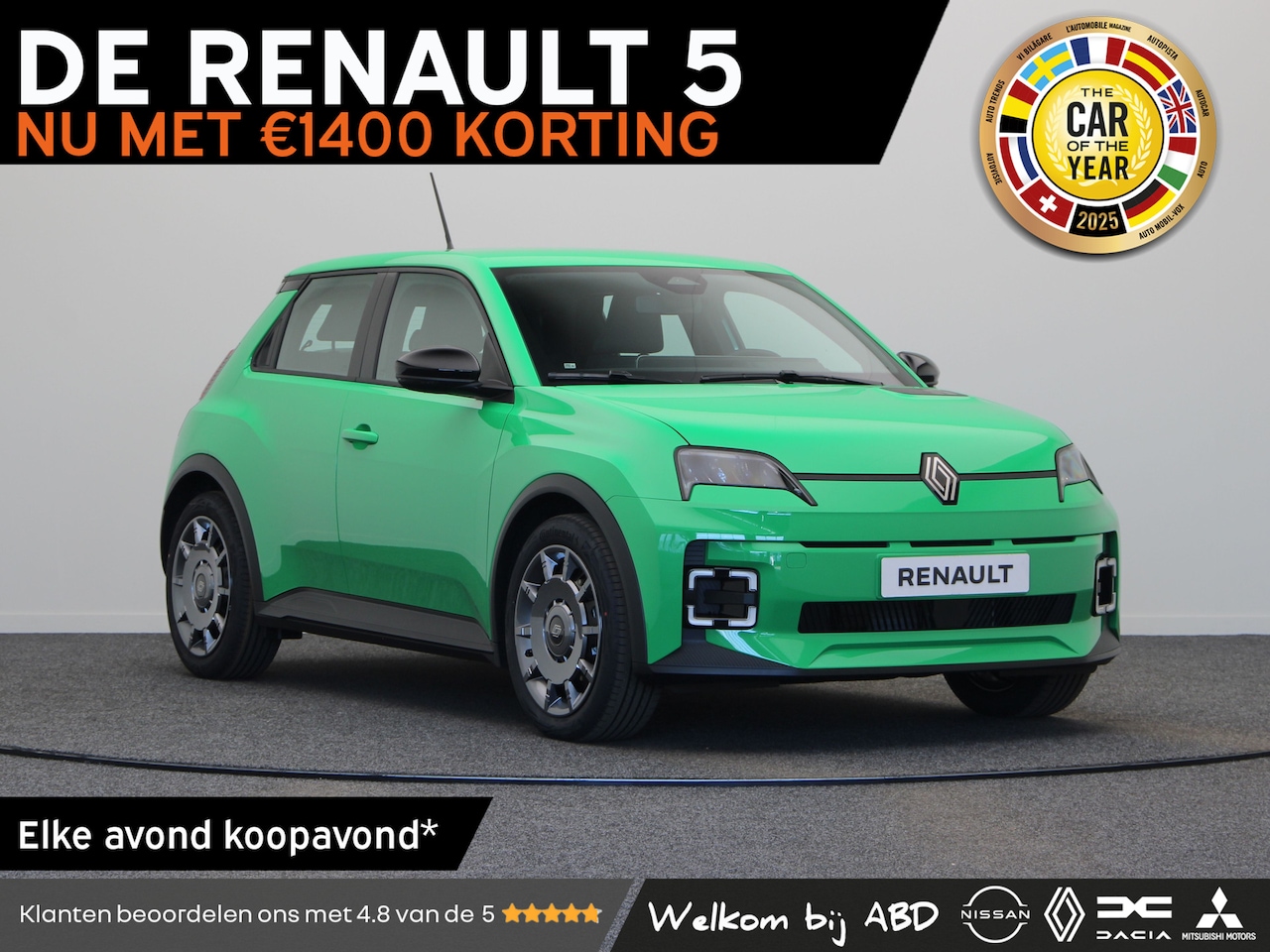 Renault 5 - Evolution Comfort range | Cruise control met snelheidsbegrenzer | Full LED koplampen | ISO - AutoWereld.nl