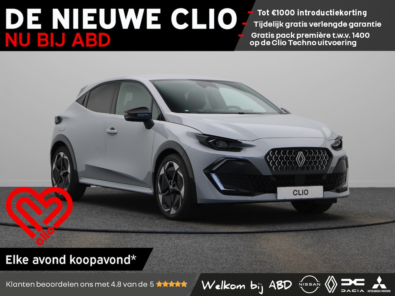 Renault Clio - Techno Full hybrid | Achteruitrijcamera | Adaptive Cruise Control | Elektronisch geregelde - AutoWereld.nl