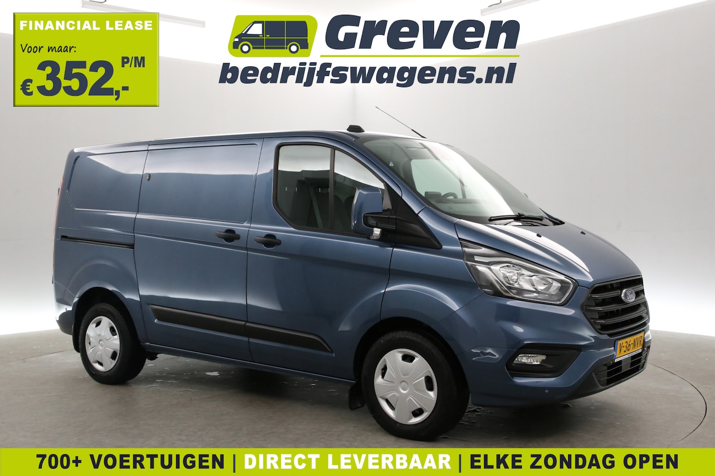 Ford Transit Custom - PHEV L1H1 | Hybride | Airco | Camera | Cruise | Stoelverw. | 3-Zits | Carplay - AutoWereld.nl
