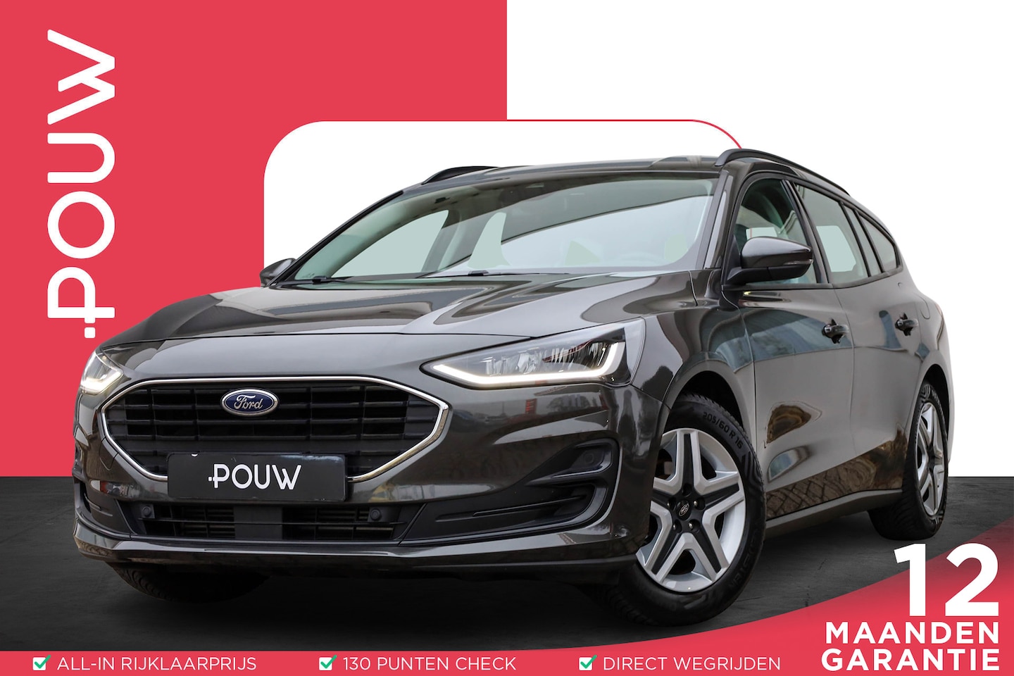 Ford Focus Wagon - 1.0 EcoBoost 100pk Connected | Cruise Control | Airco | All Season Banden | DAB+ | Navigat - AutoWereld.nl